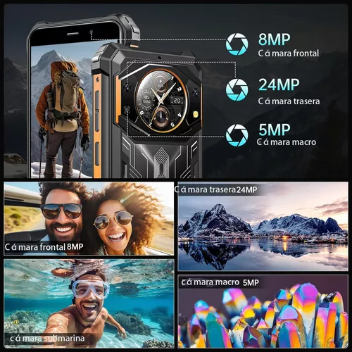 A Fossibot F101 Pro 15(8+7) Gb+128gb/1tb 10600mah 18w Android 13 Pantalla Hd+ De 5.45 Celular