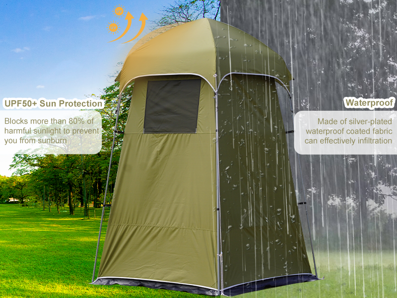 mejor tienda de ducha al aire última intervensión waterpoof tienda de ducha de camping protección solar cambiador tienda de privacidad
