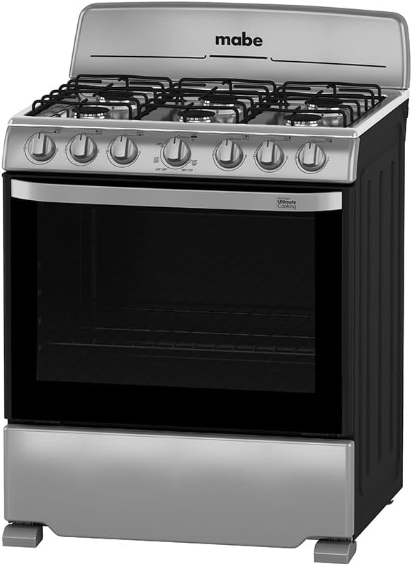 Mabe EM7620BAIS2 Estufa de Piso 76 cm, Color Plata