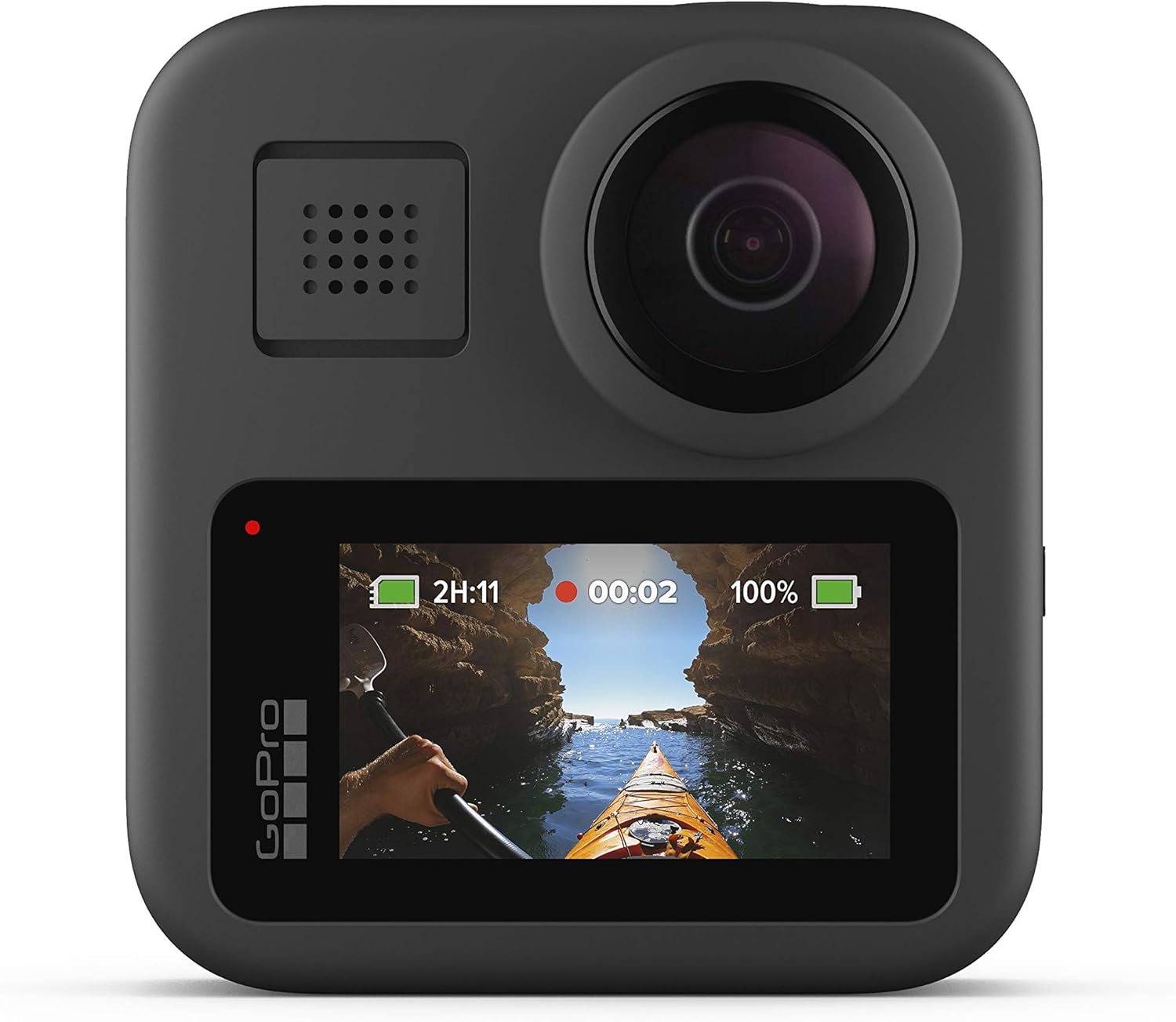 GoPro - MAX — Cámara tradicional resistente al agua de 360+ con pantalla táctil esférica, 5,6K30, vídeo HD, 16,6 MP, 360 fotos, estabilización de transmisión en vivo de 1080p