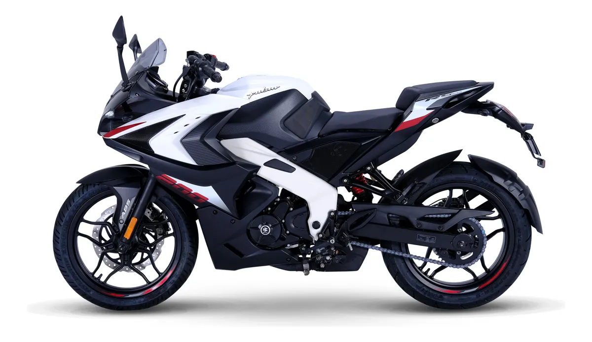Motocicleta Bajaj Pulsar Rs 200 Blanca