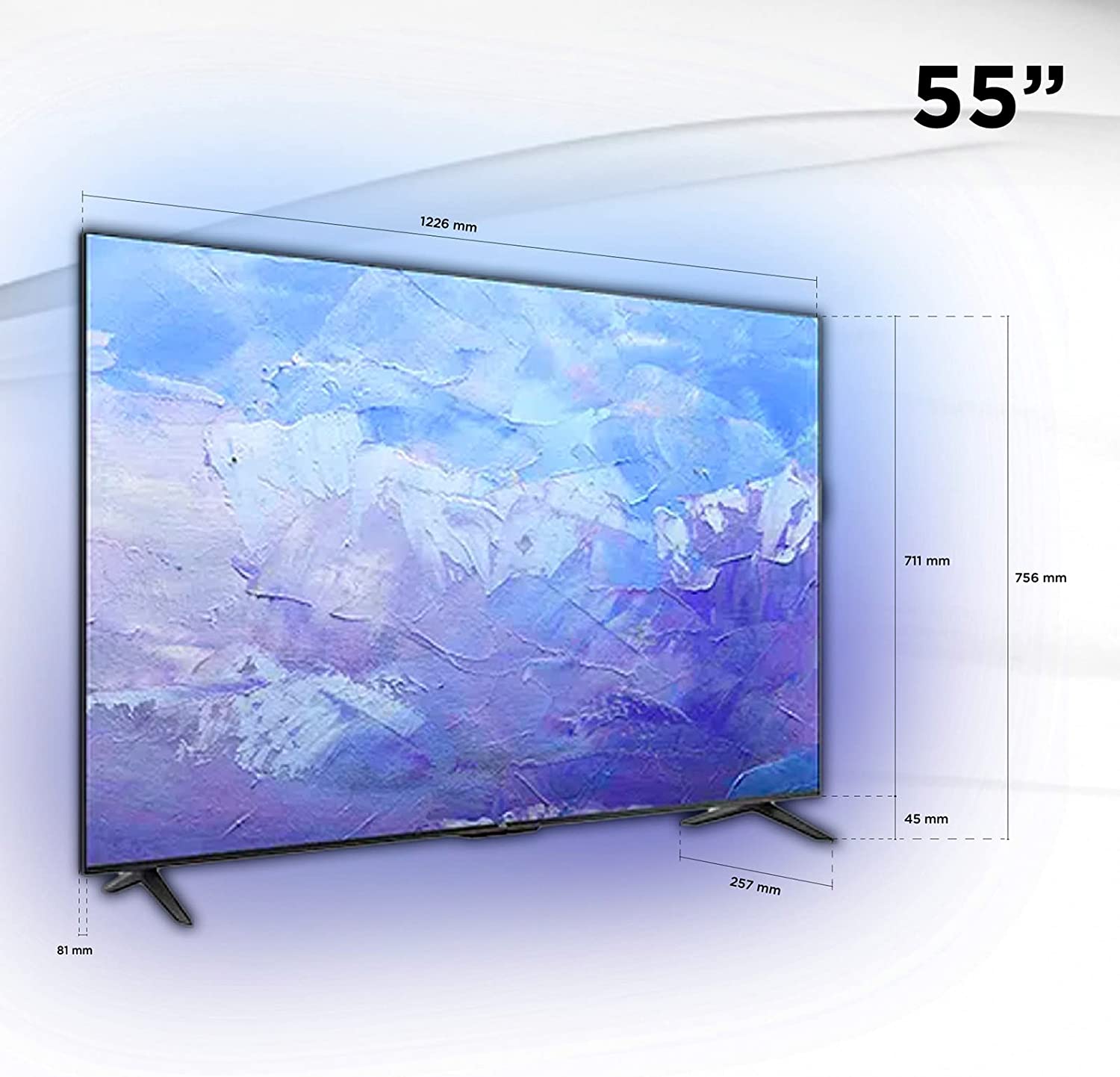 TCL Smart TV Pantalla 65" 4K UHD TV Sonido Dolby Mod 65S453 Compatible con Alexa