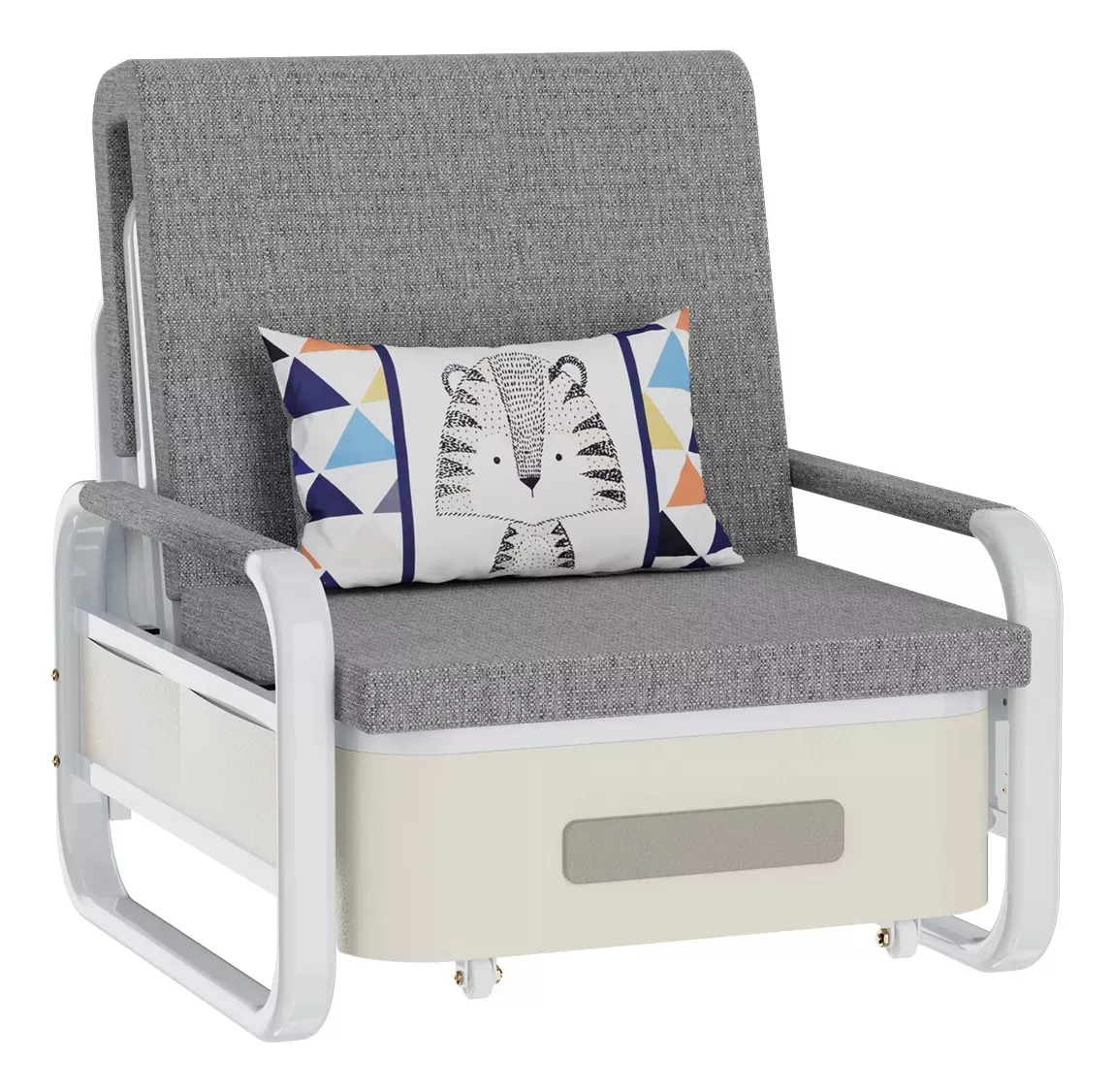 Sofá Cama Individual Plegable Y Con Almacenaje