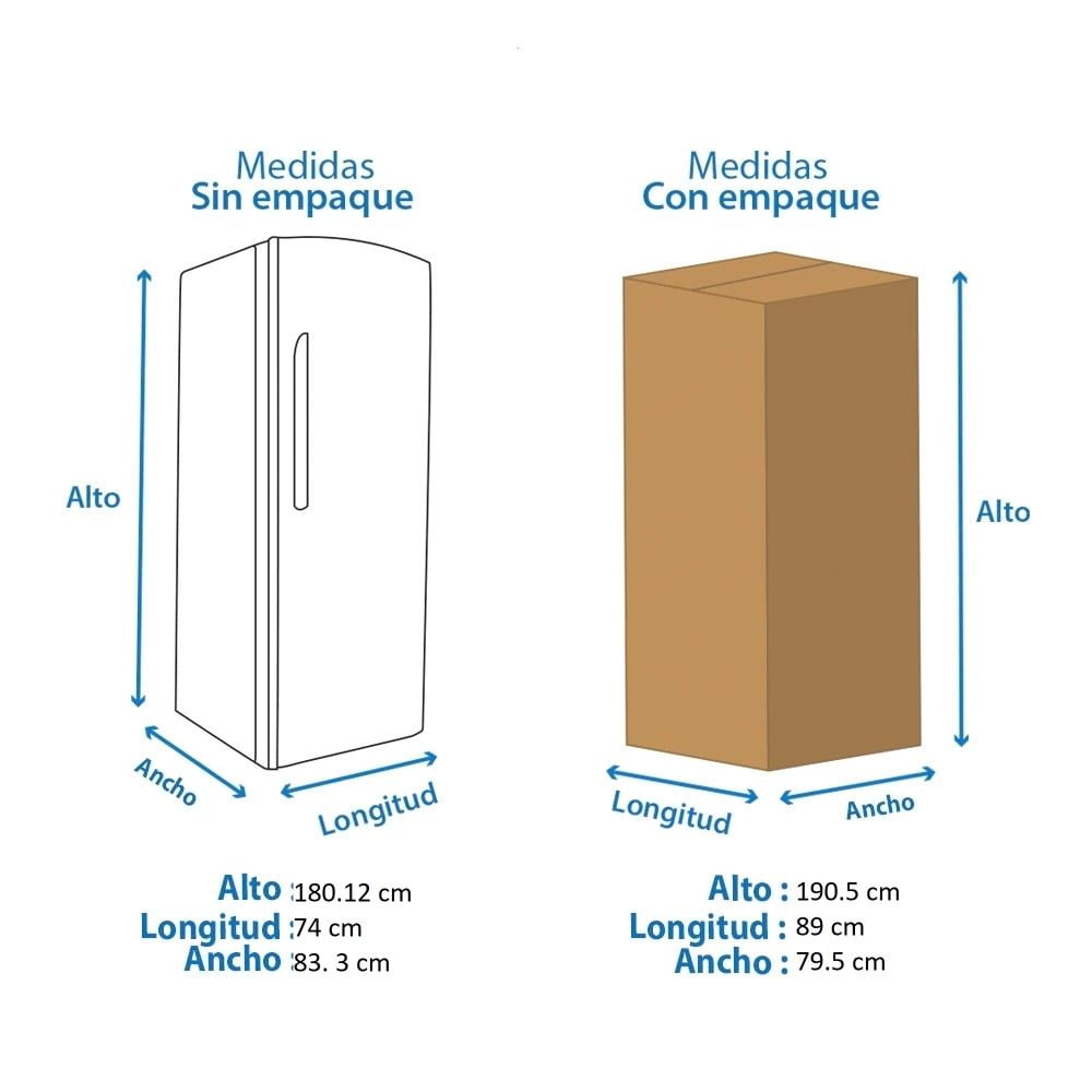 Refrigerador Mabe 17 Pies Side By Side Con Despachador de Agua MTM482SENSS0 Inox
