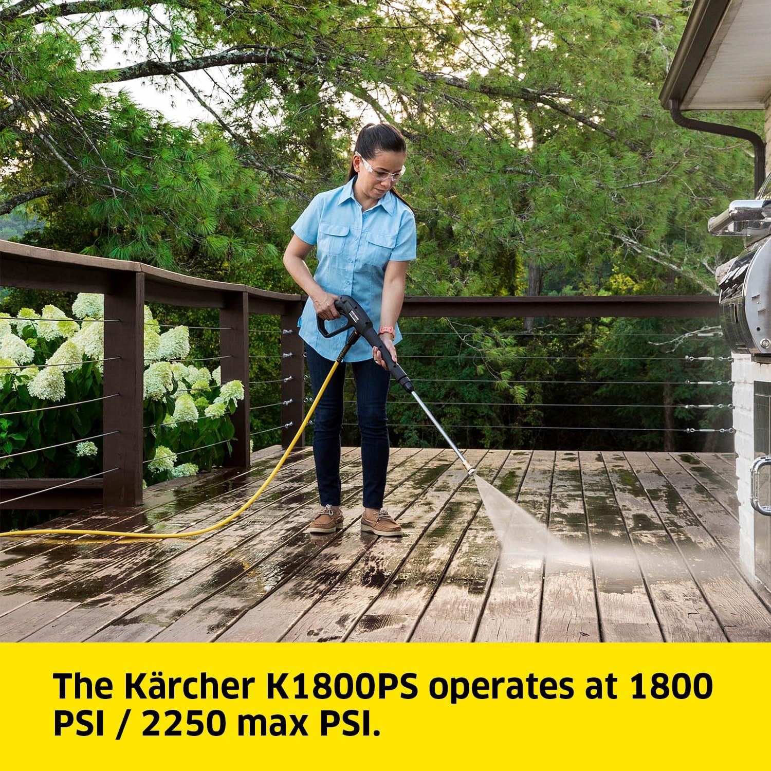 Karcher - Máquina limpiadora eléctrica a presión, K1700, Amarillo