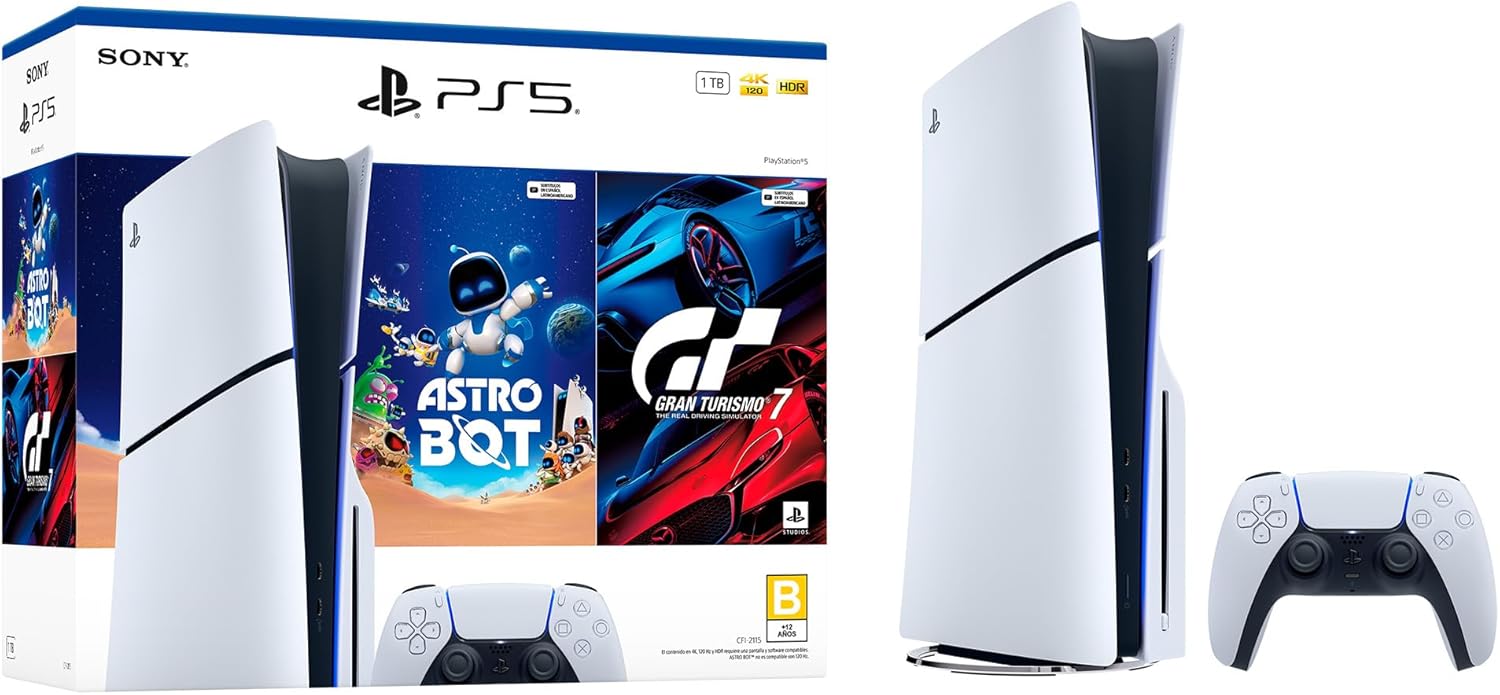 Consola PlayStation 5 de 1 TB: ASTRO BOT y Gran Turismo 7, Modelo PS5STA-ASTRO