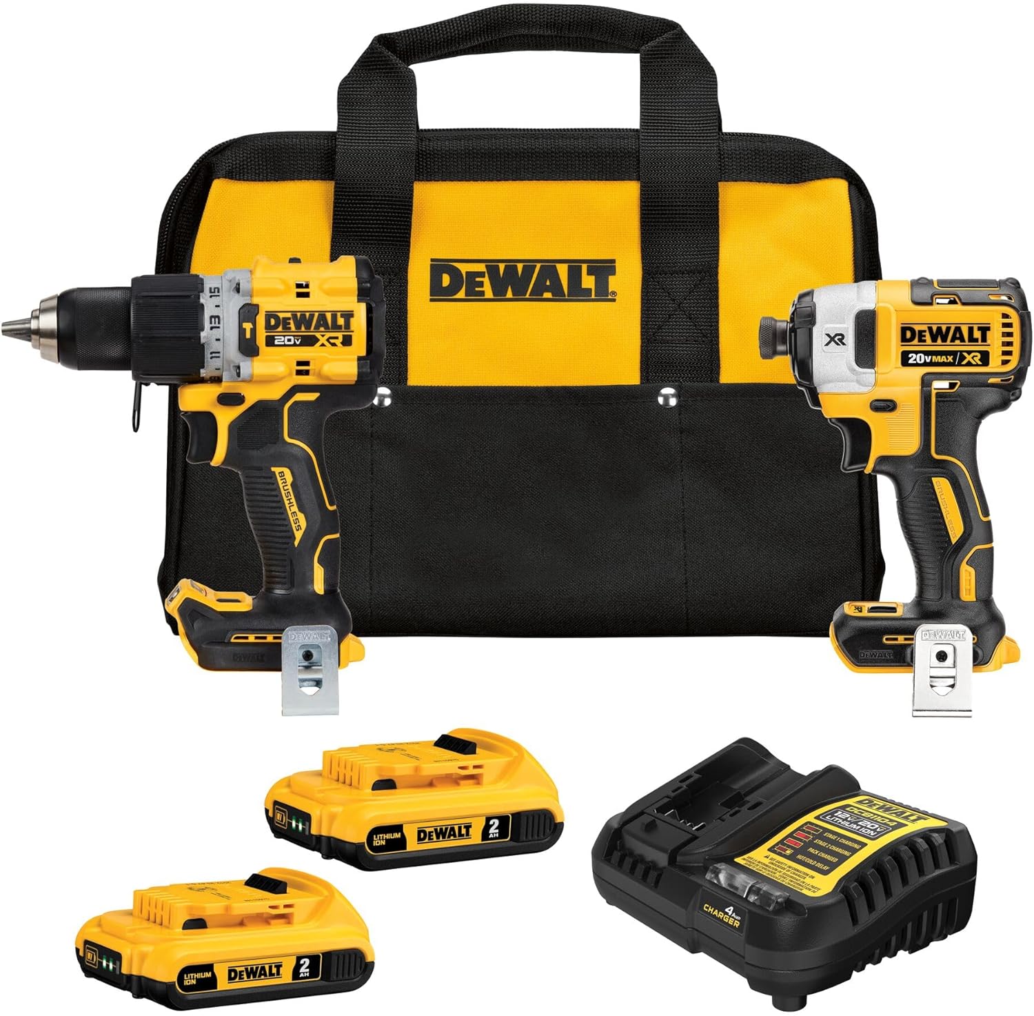 Dewalt Kit De Taladro/Percutor/Atornillador 20V Max Xr DCK2490D2