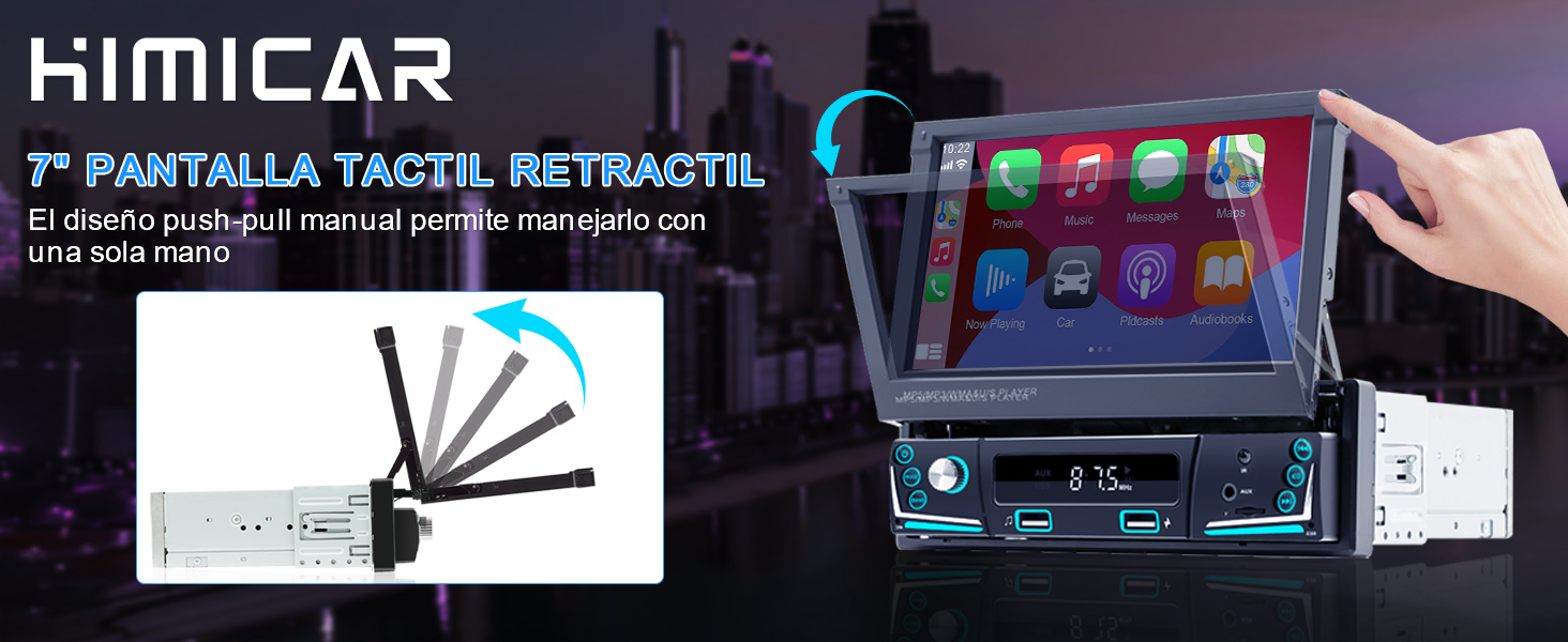 Estereo Retráctil