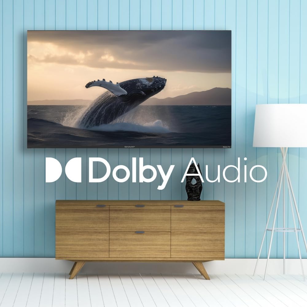 Sharp 4K Smart LED TV de 86" - Roku TV con WiFi