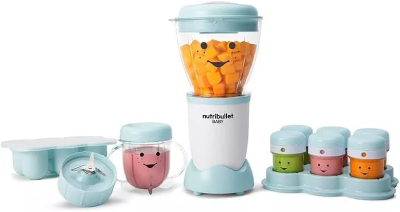Nutribullet Baby Licuadora, Procesador de Alimentos Bebe Mod. RBNY5010 (Reacondicionado)