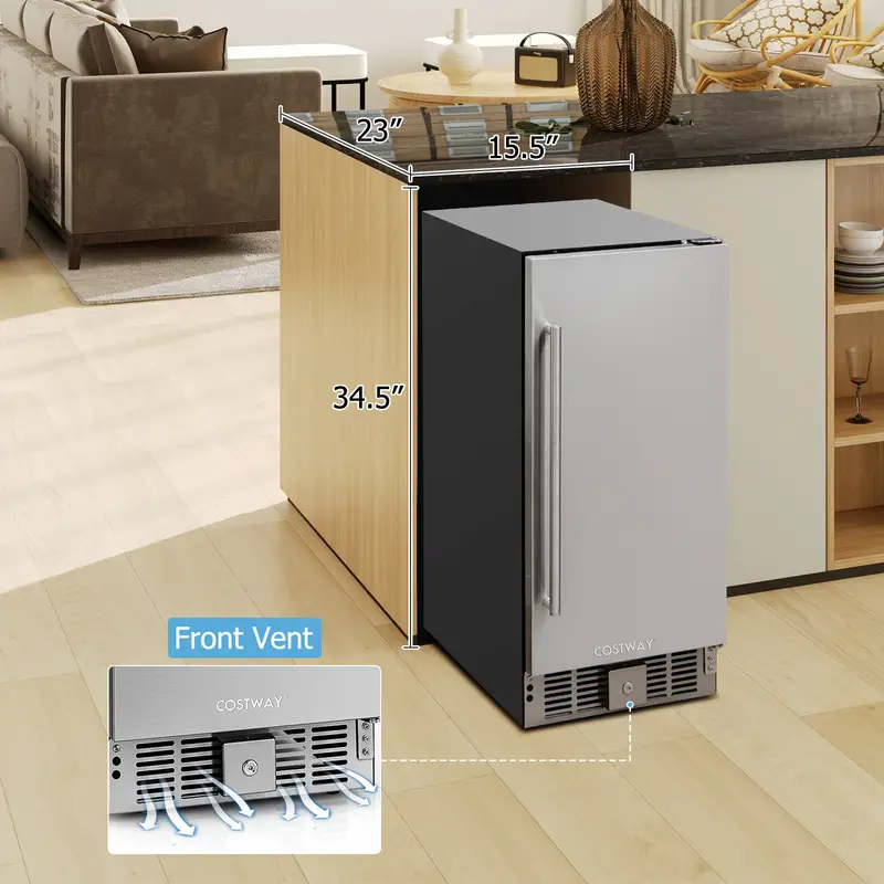   Refrigerador Compacto Bajo Encimera/Refrigerador Independiente con Temperatura Ajustable detalles 7