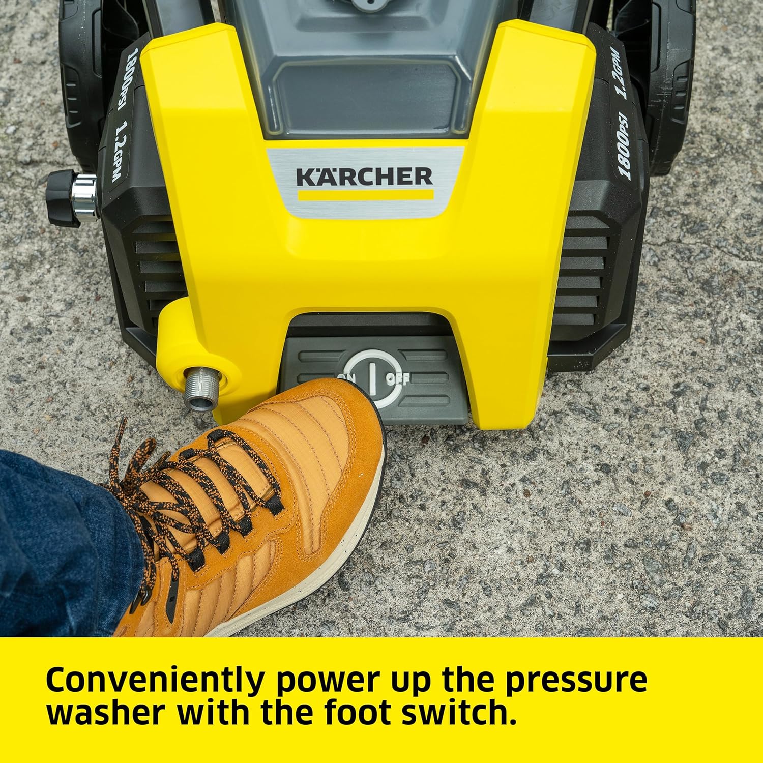 Karcher - Máquina limpiadora eléctrica a presión, K1700, Amarillo