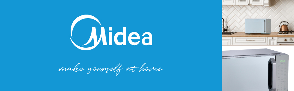 Microondas Midea, Alta calidad, Fácil de usar, Potencia de cocción