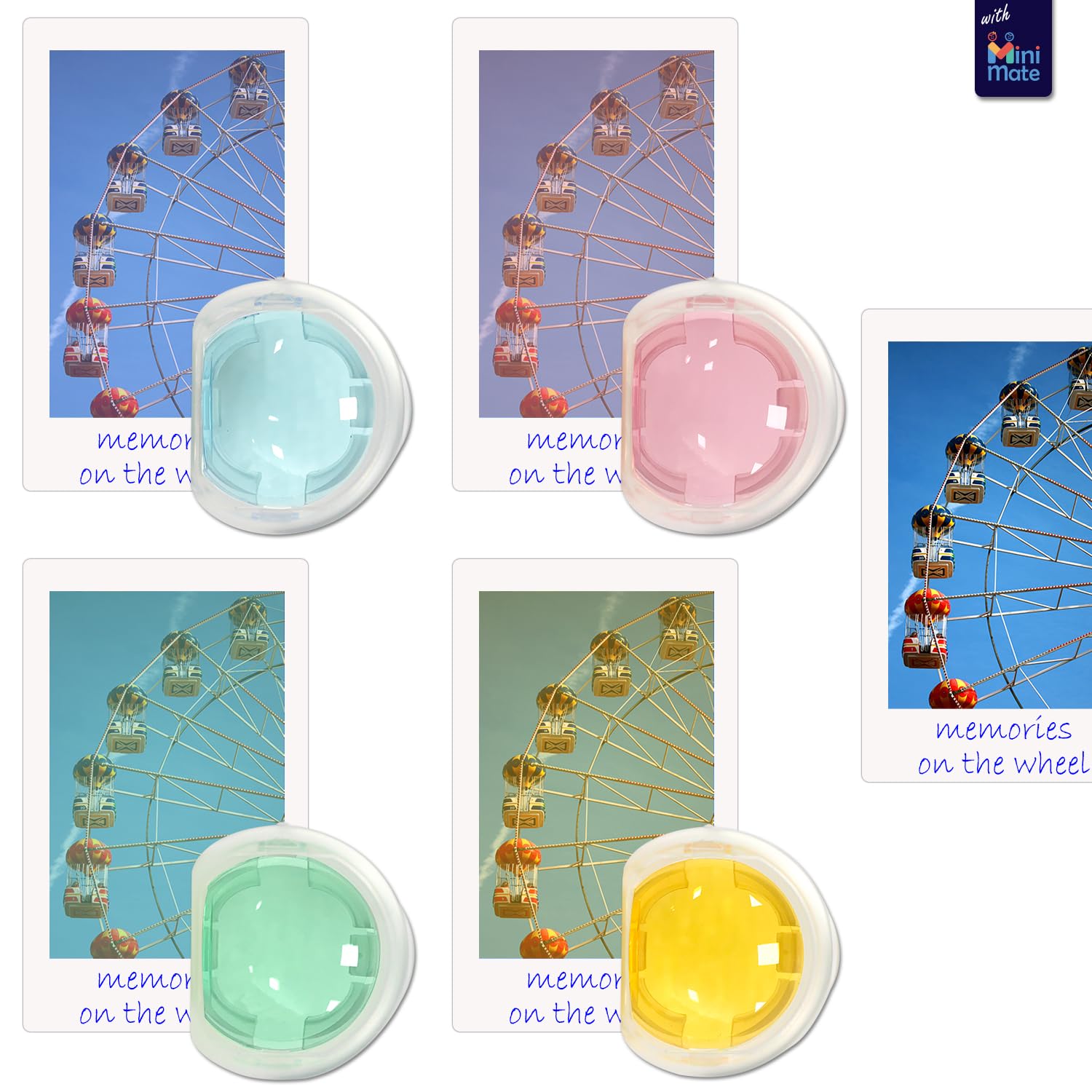 Fujifilm Instax Mini 12 cámara instantánea lila púrpura + estuche de transporte + Fuji Instax Film Value Pack (40 hojas) paquete de accesorios, filtros de color, álbum de fotos, marcos surtidos