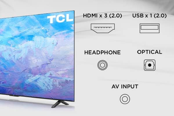 TCL Smart TV Pantalla 65" 4K UHD TV Sonido Dolby Mod 65S453 Compatible con Alexa