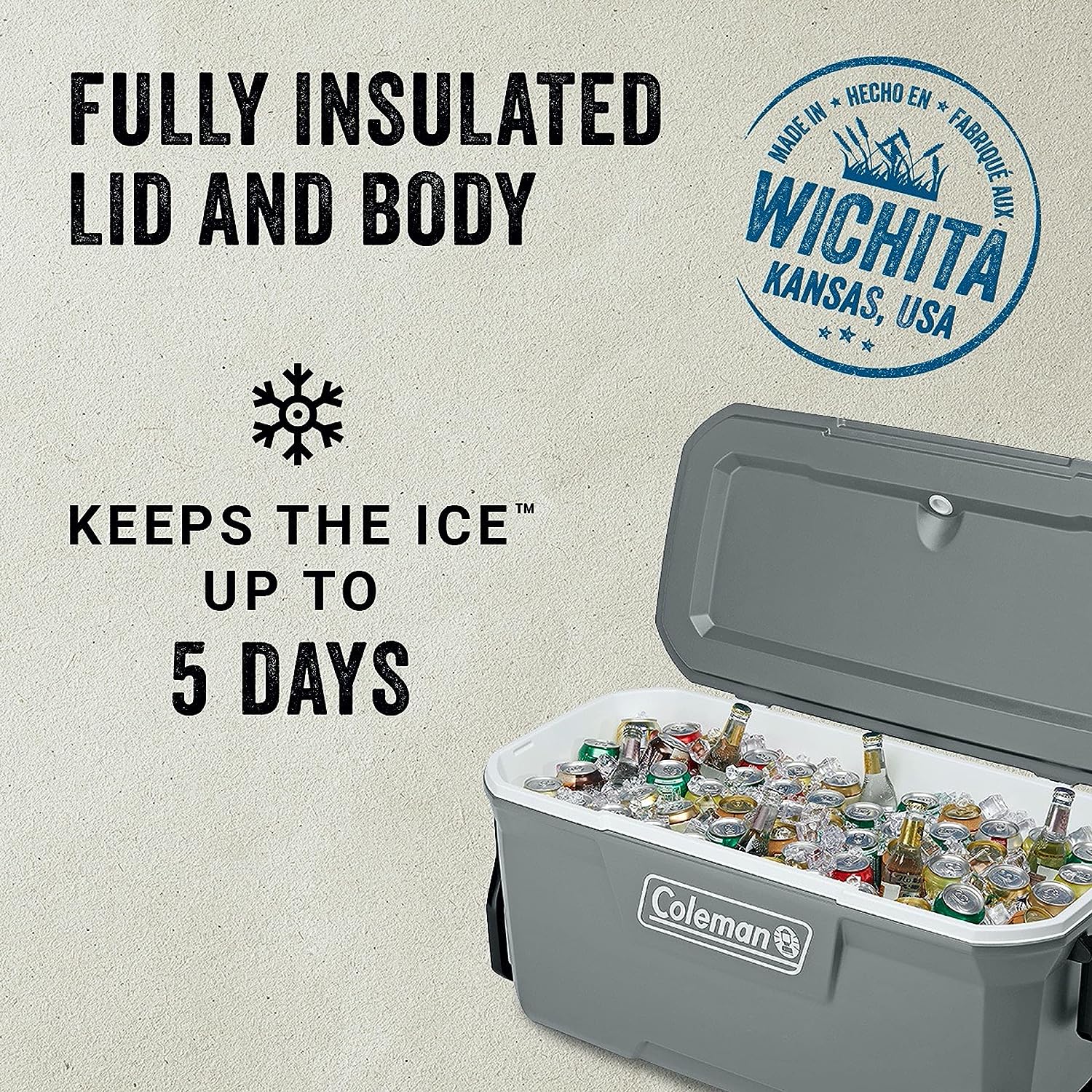 Coleman Ice Chest | Enfriadores Duros de la Serie 316
