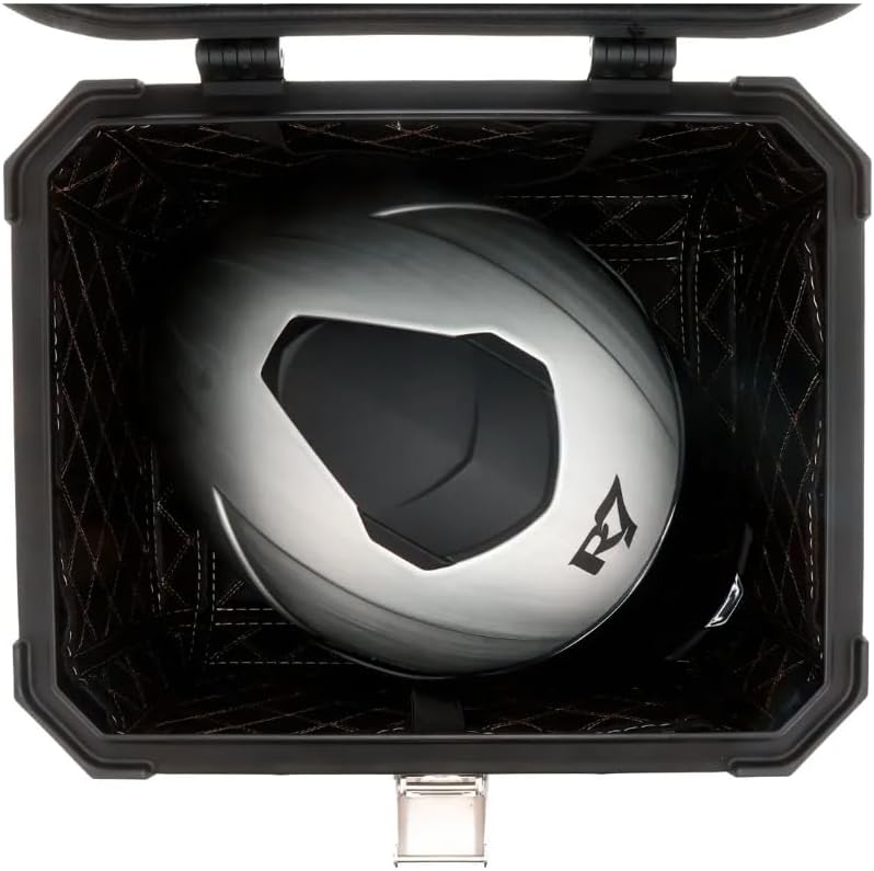 Baúl Trasero Motocicleta Aluminio 45 con Respaldo (Plata)