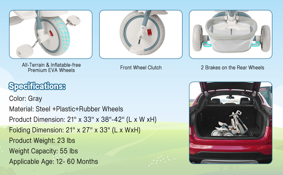 triciclos para ni&ntilde;os de 3 a 5 a&ntilde;os