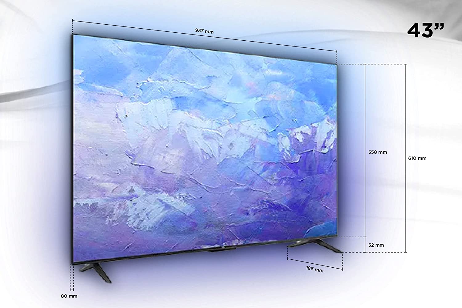 TCL Smart TV Pantalla 65" 4K UHD TV Sonido Dolby Mod 65S453 Compatible con Alexa