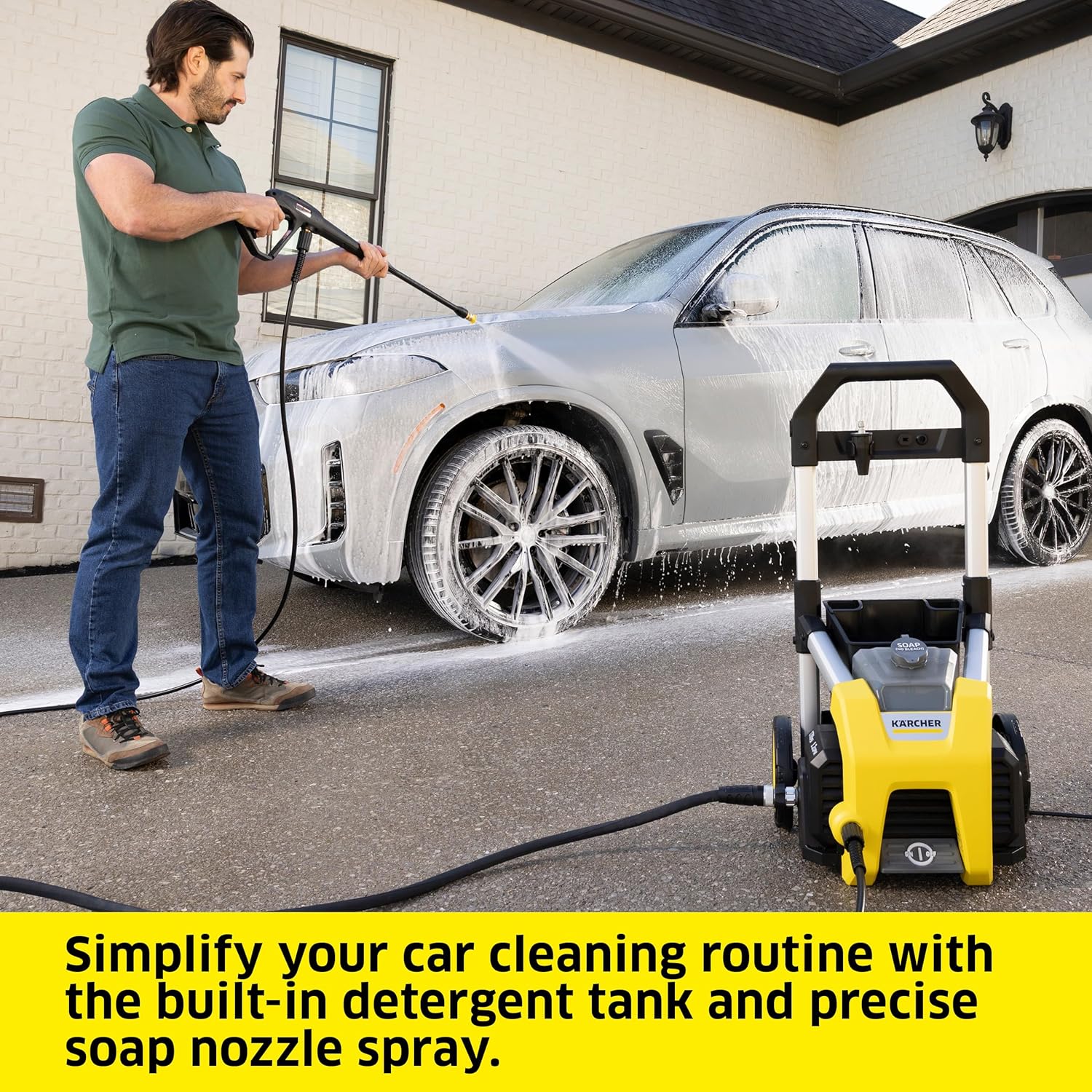 Karcher - Máquina limpiadora eléctrica a presión, K1700, Amarillo