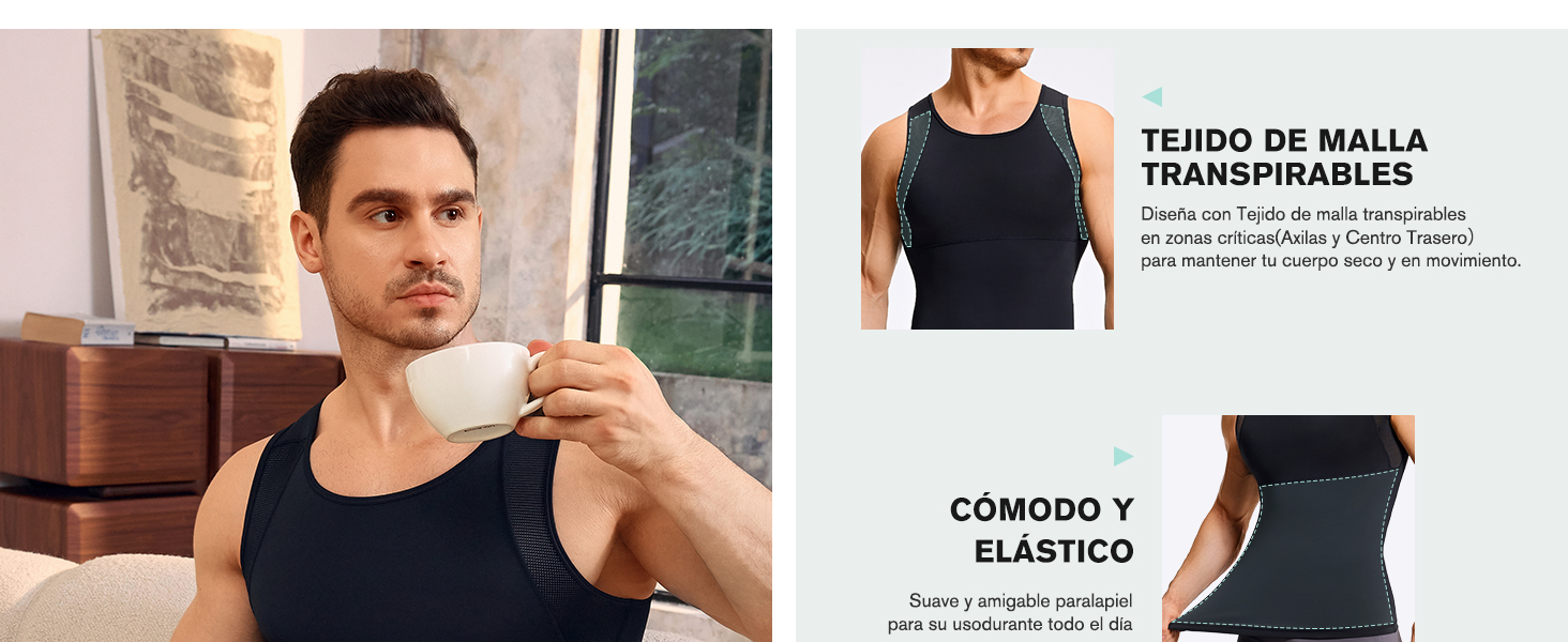 camisa de compresiÃ³n hombre