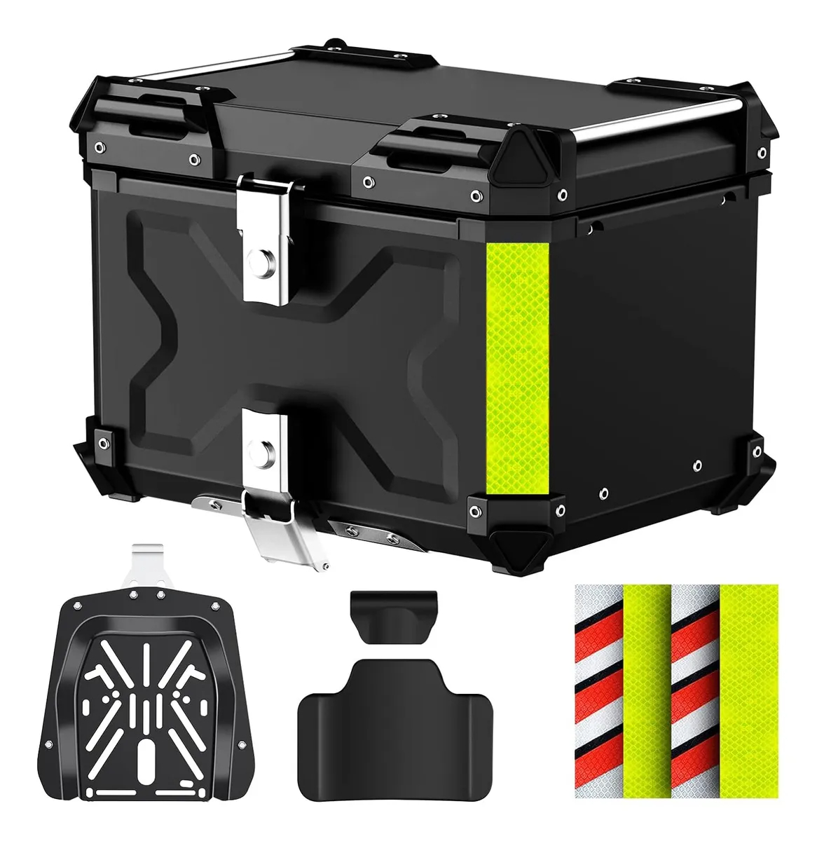 Caja Para Moto Top Case Maletero Todo El Aluminio 45l