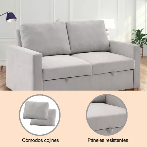 Sillón Sala Sofacama Matrimonial Comodo Moderno Minimalista