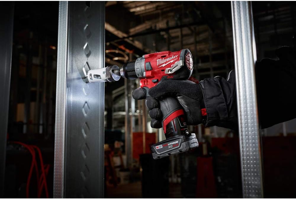 Milwaukee Electric Tools 2598-22 M12 Fuel 2 Pc Kit- 1/2" Hammer Drill & 1/4" Impact
