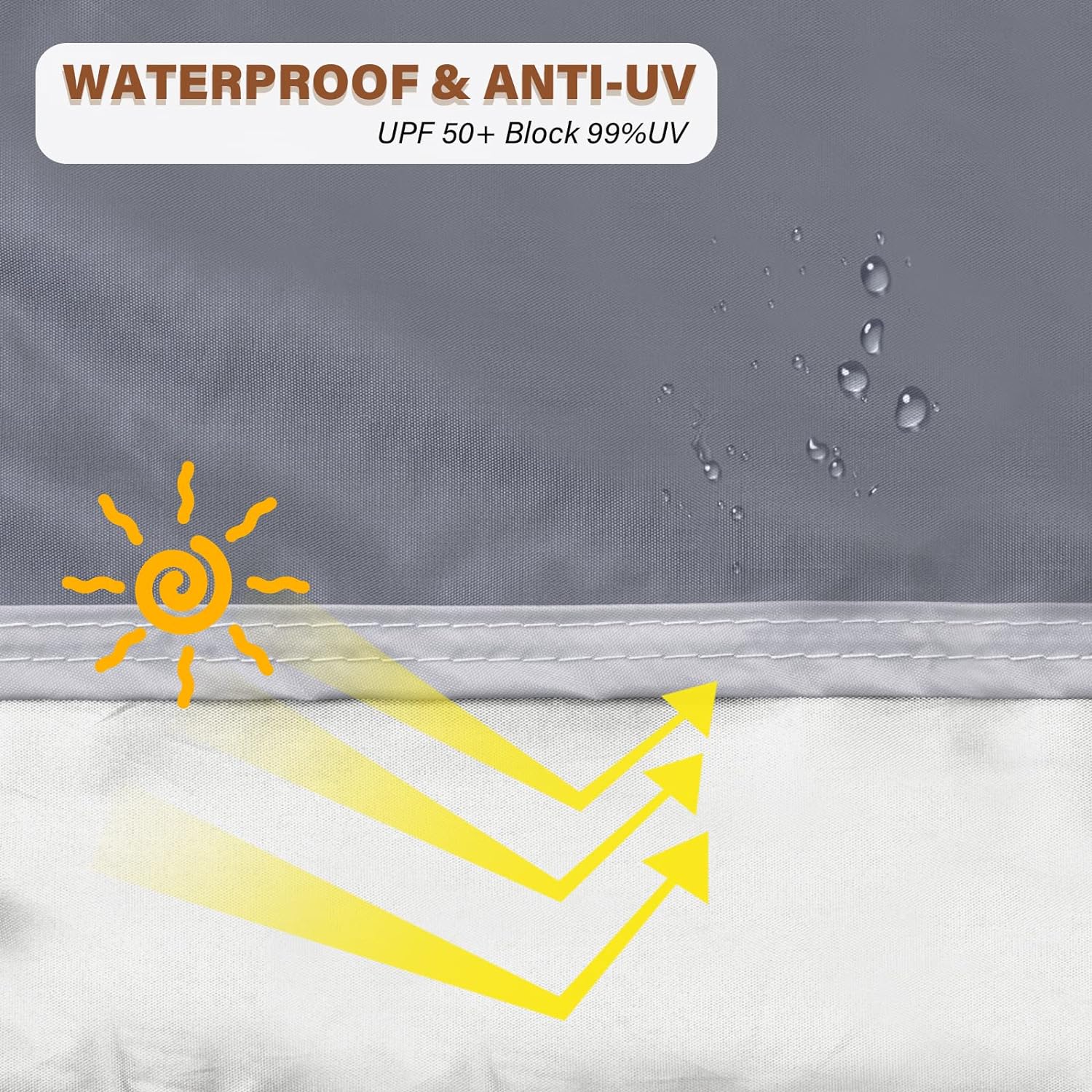 AIGOCANO Tienda de campaña para exteriores, toldo desplegable de 10 x 10 pulgadas, tiendas de campaña instantáneas para fiestas con bolsa enrollable, 4 bolsas de arena, toldos portátiles fáciles de subir (gris)