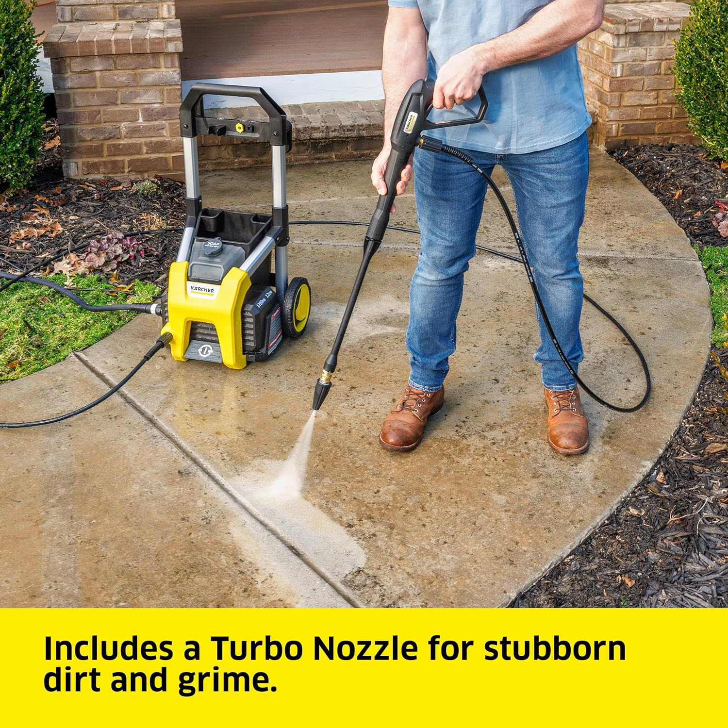Karcher - Máquina limpiadora eléctrica a presión, K1700, Amarillo