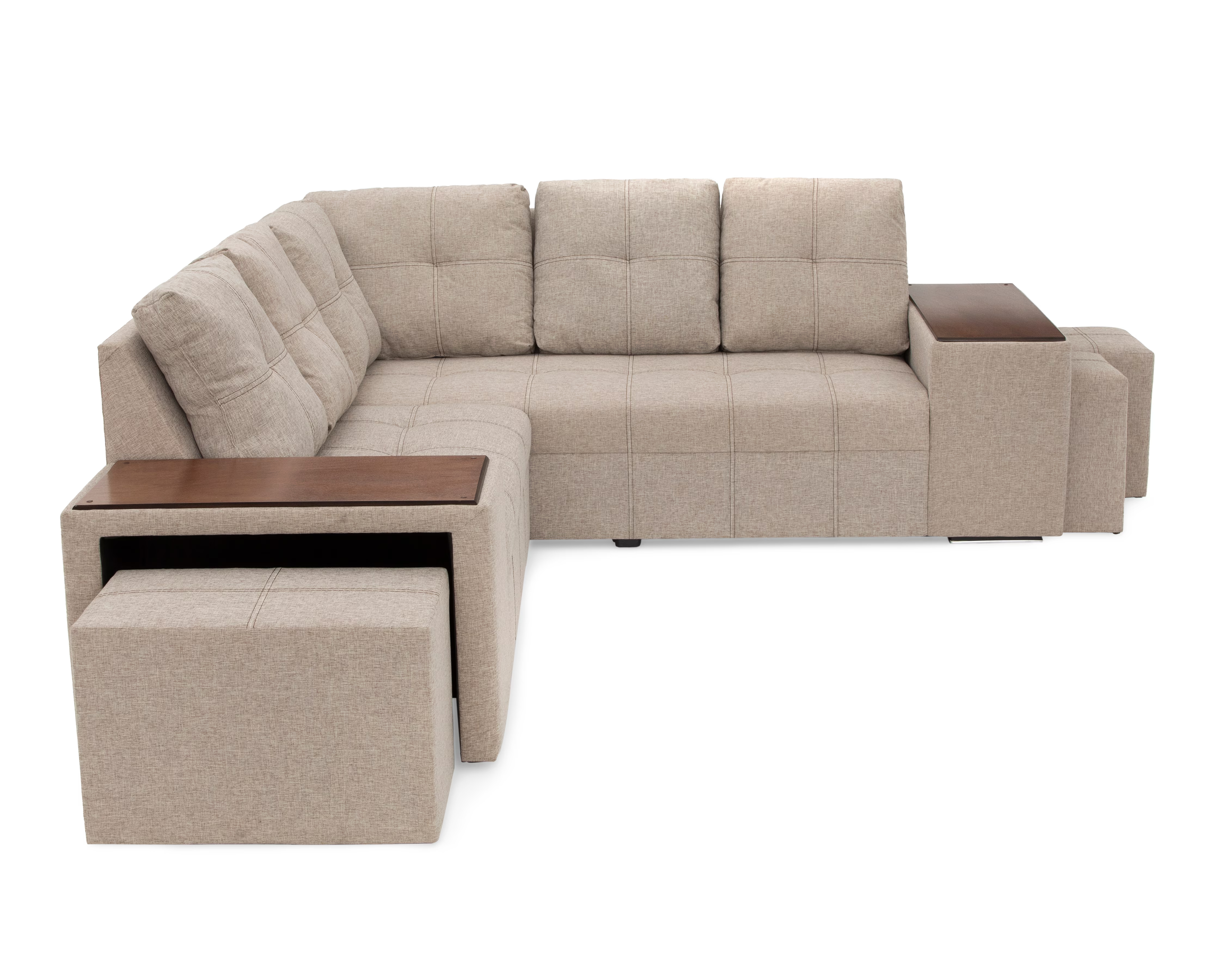 Sala Esquinera Michelle Contemporánea 5 Piezas