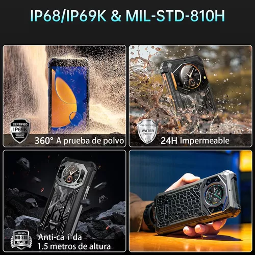 A Fossibot F101 Pro 15(8+7) Gb+128gb/1tb 10600mah 18w Android 13 Pantalla Hd+ De 5.45 Celular