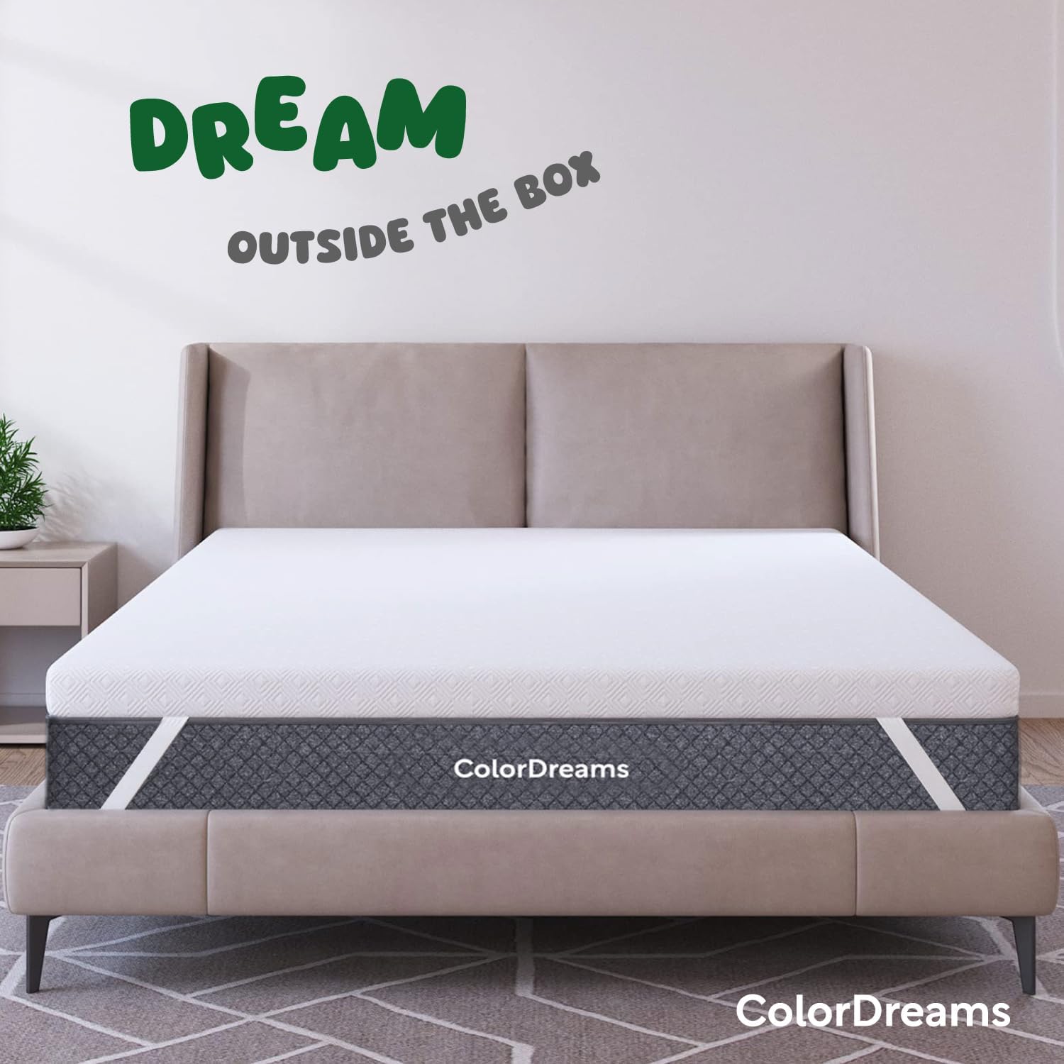 COLORDREAMS | Sofá Cama Matrimonial Plegable – Sillón Multifunción 3 En 1 – Relleno De Espuma – Funda Lavable – Hipoalergénico – Gris