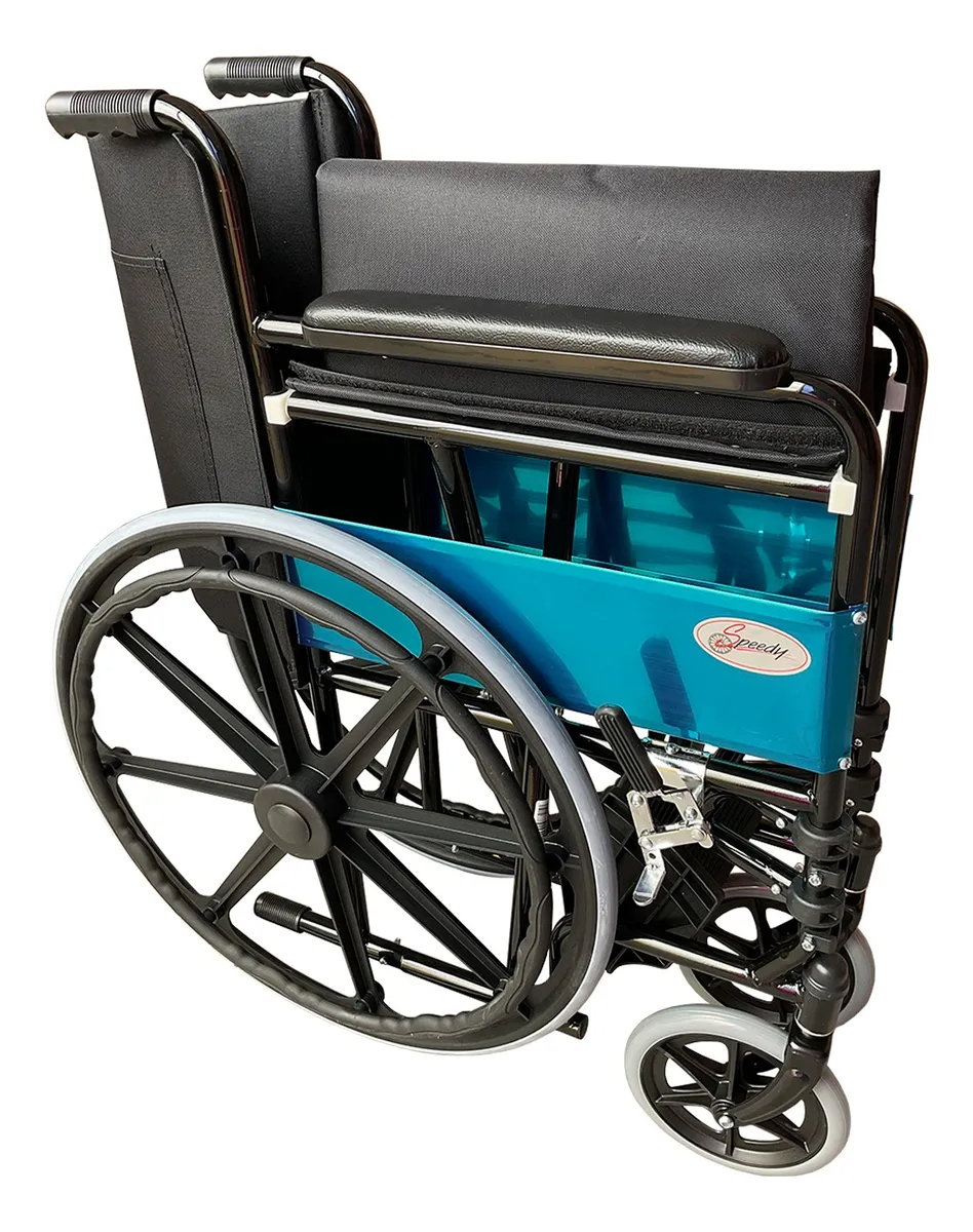 Silla De Ruedas Compacta Adulto Plegable Todo Terreno Lujo