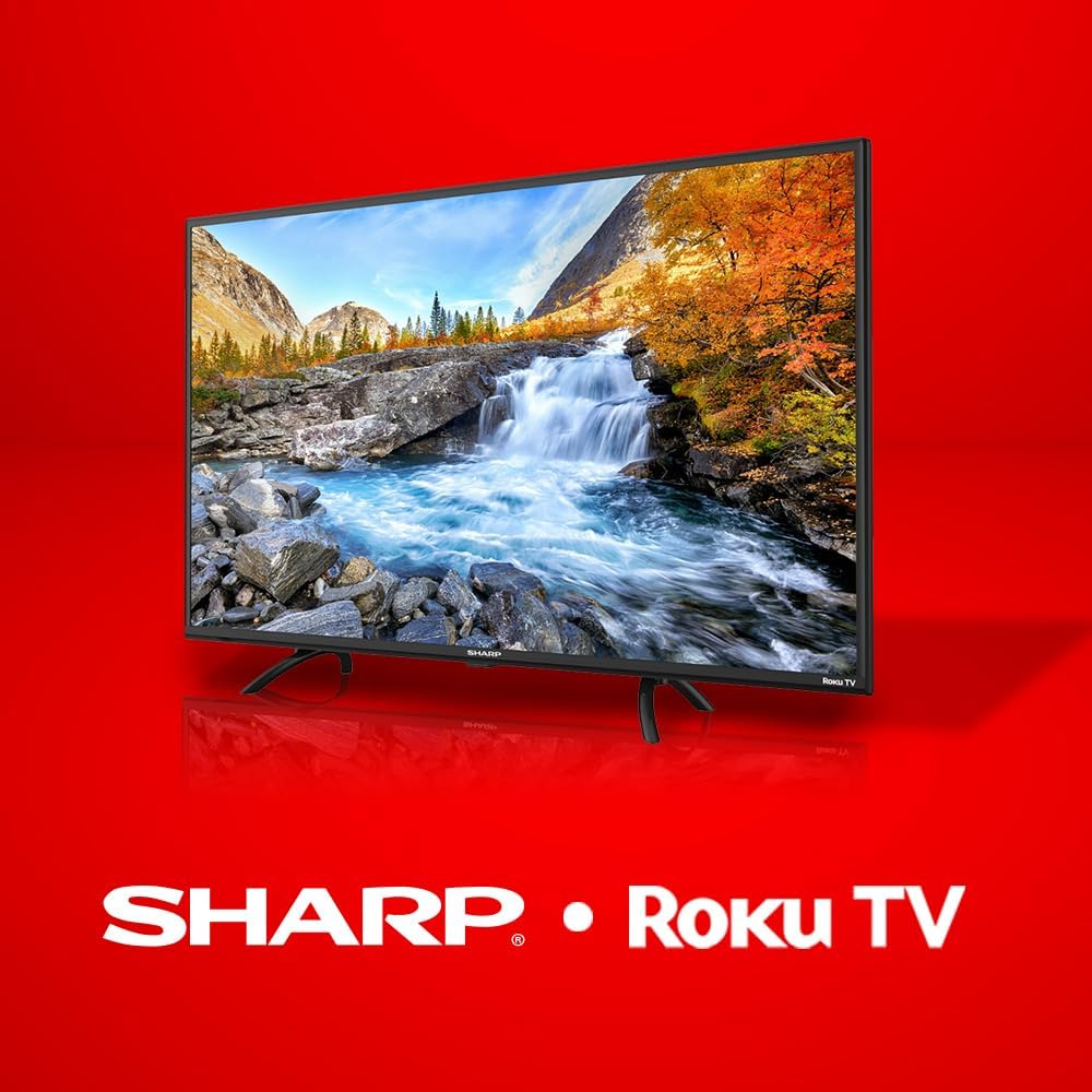 Sharp 4K Smart LED TV de 86" - Roku TV con WiFi