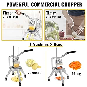 Cortador de freír francés resistente