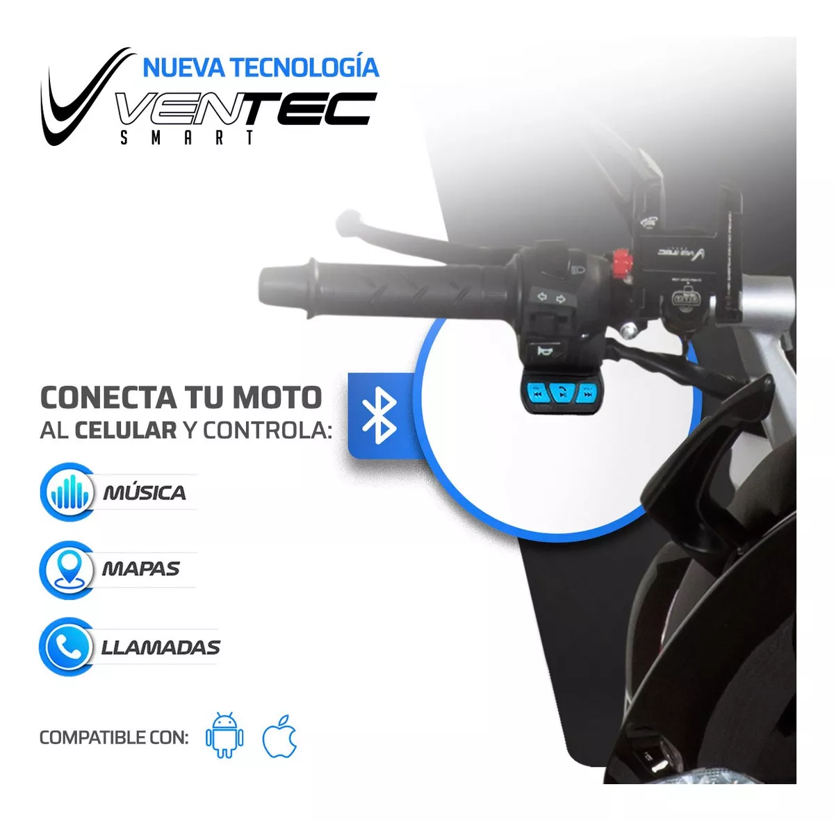 Motocicleta Vento Falkon 220 Blanco 2025