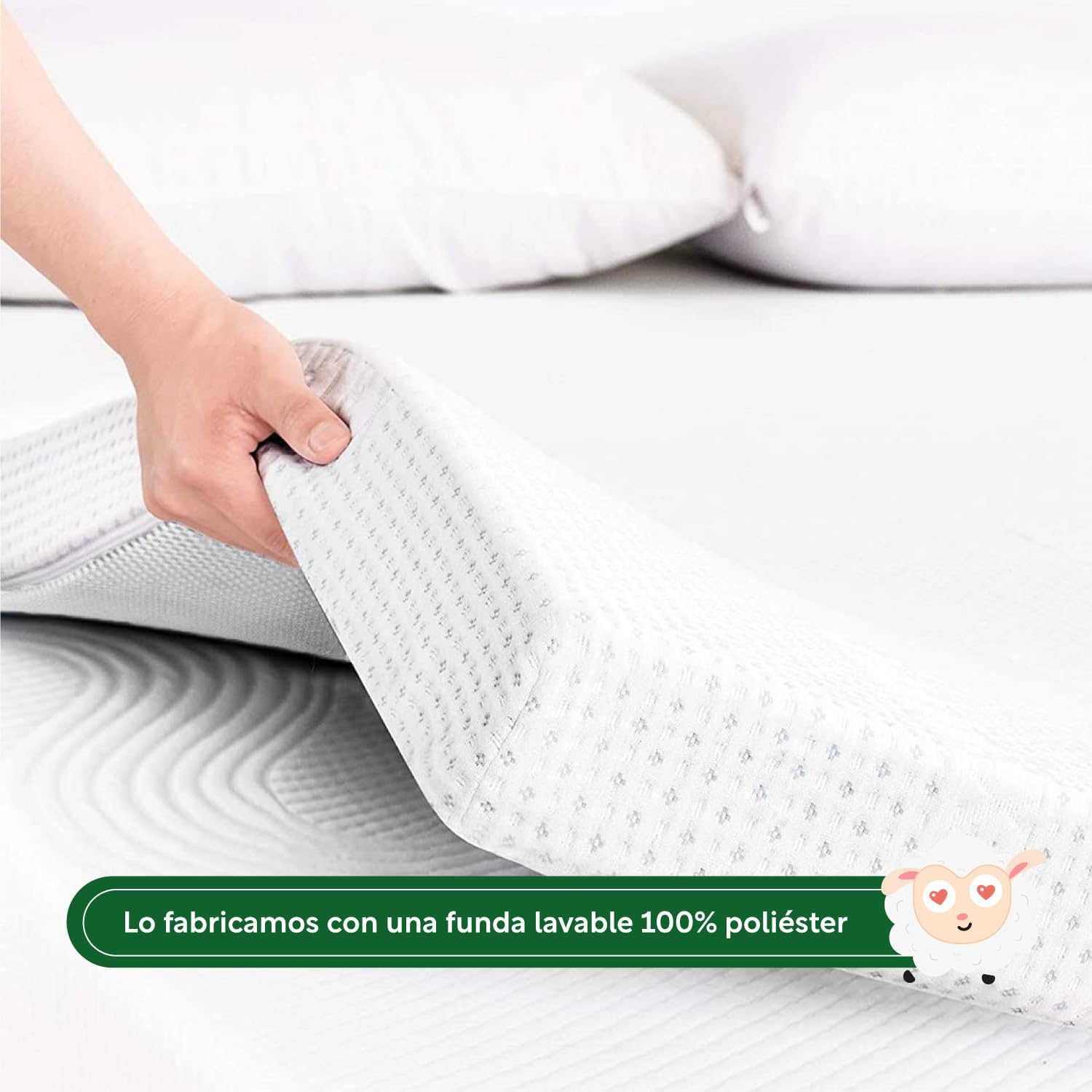 COLORDREAMS | Sofá Cama Matrimonial Plegable – Sillón Multifunción 3 En 1 – Relleno De Espuma – Funda Lavable – Hipoalergénico – Gris