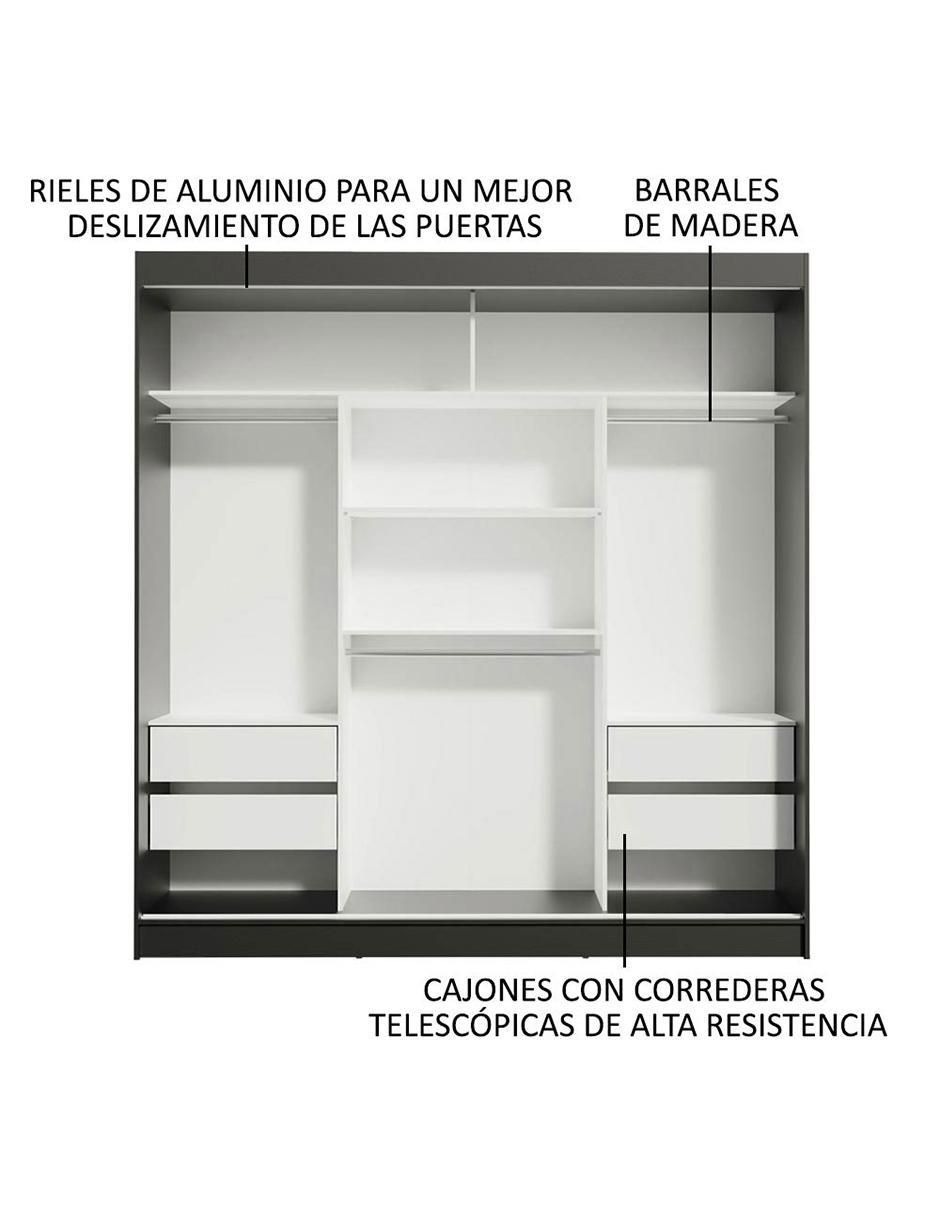 Ropero Reno 10958N de MDP