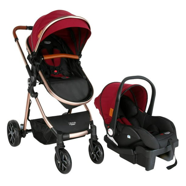 Sistema de Viaje Infanti Sistema de Viaje Infanti Mike De Aluminio Base Para Autoasiento Rojo