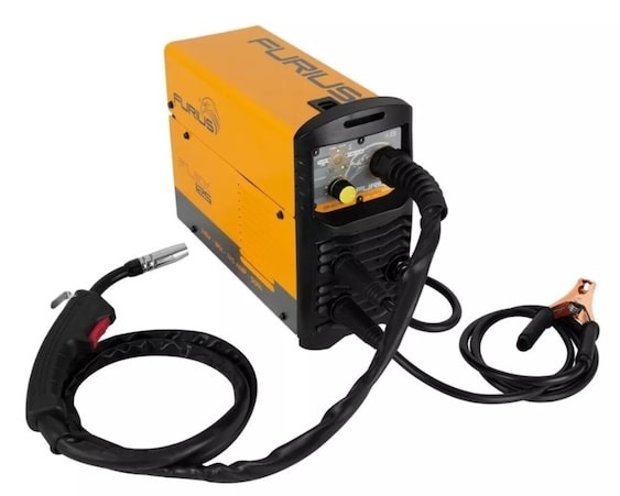 Combo Soldadora Inversor Microalambre 125a Flex 125 Furius Mig Mma + Careta Electrónica Y Rollo Flux Core 1k 0,30