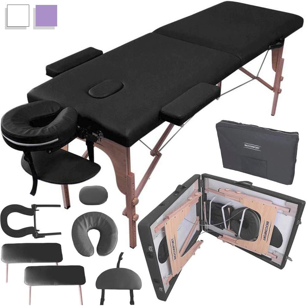 RACK & PACK Cama Masaje Camilla para Lashistas 180X60cm Plegable Reclinable Portatil Fisioterapia Faciales Tatuaje Tattoo Ligera SPA Cama Mesa Masajes