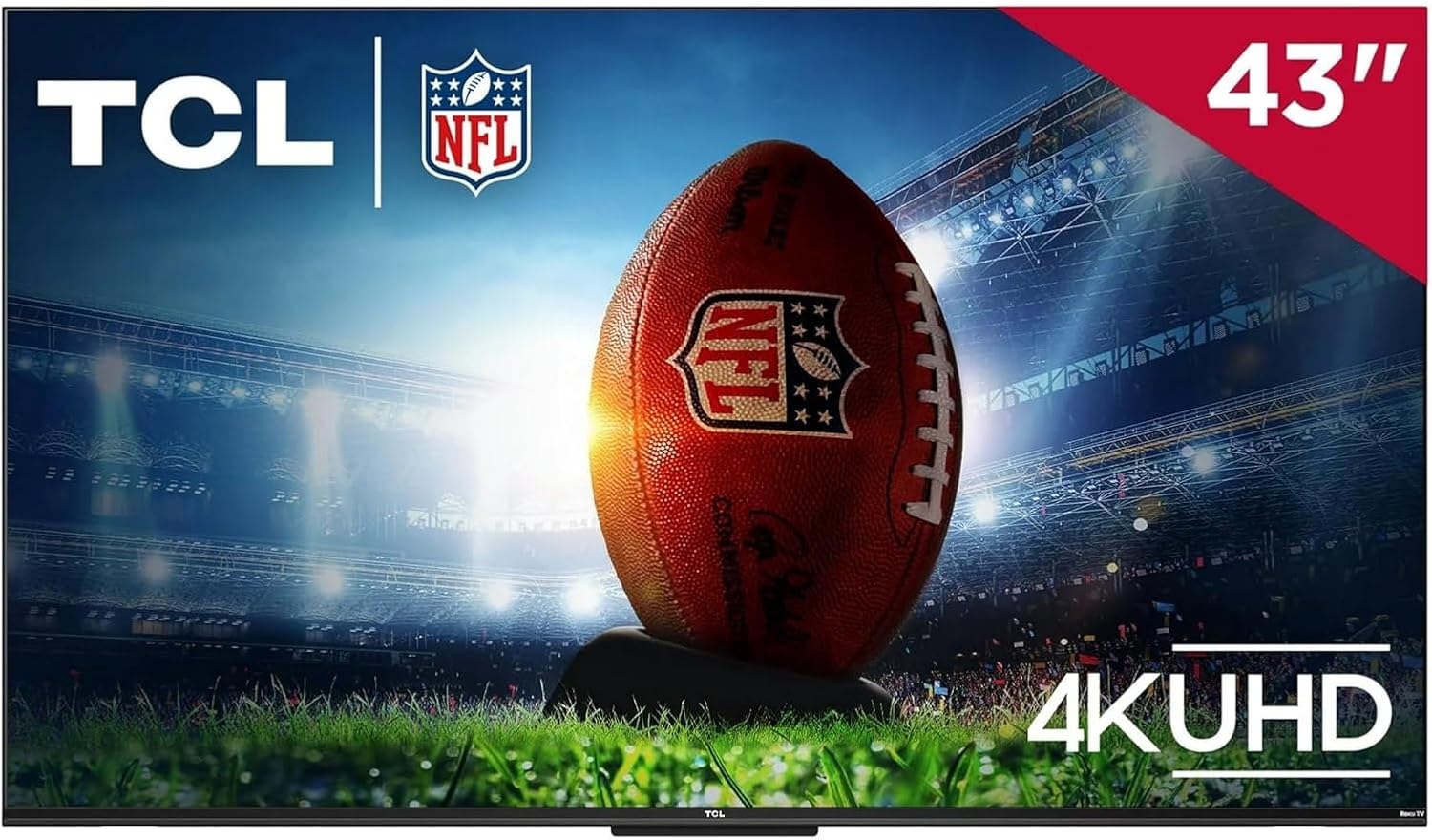 TCL Television 43 Pulgadas Class 4K UHD HDR LED Smart TV con HDR HDMI Modo De Juego Funciona con Alexa y Asistente Google 43S451 (Sin Bases) + Soporte De Pared (Sin Bases) (Reacondicionado)