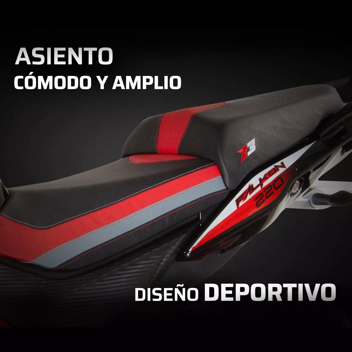 Motocicleta Vento Falkon 220 Blanco 2025