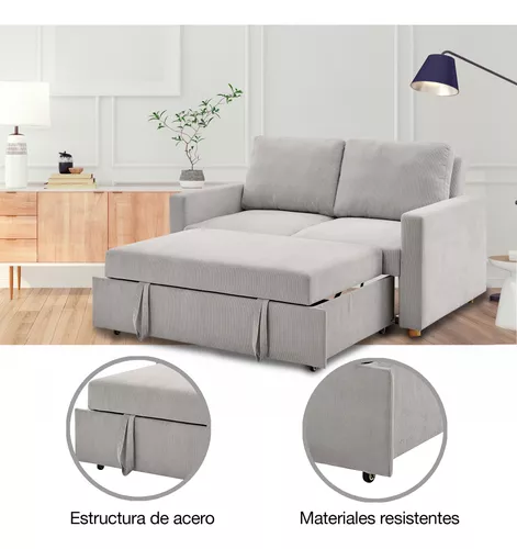 Sillón Sala Sofacama Matrimonial Comodo Moderno Minimalista