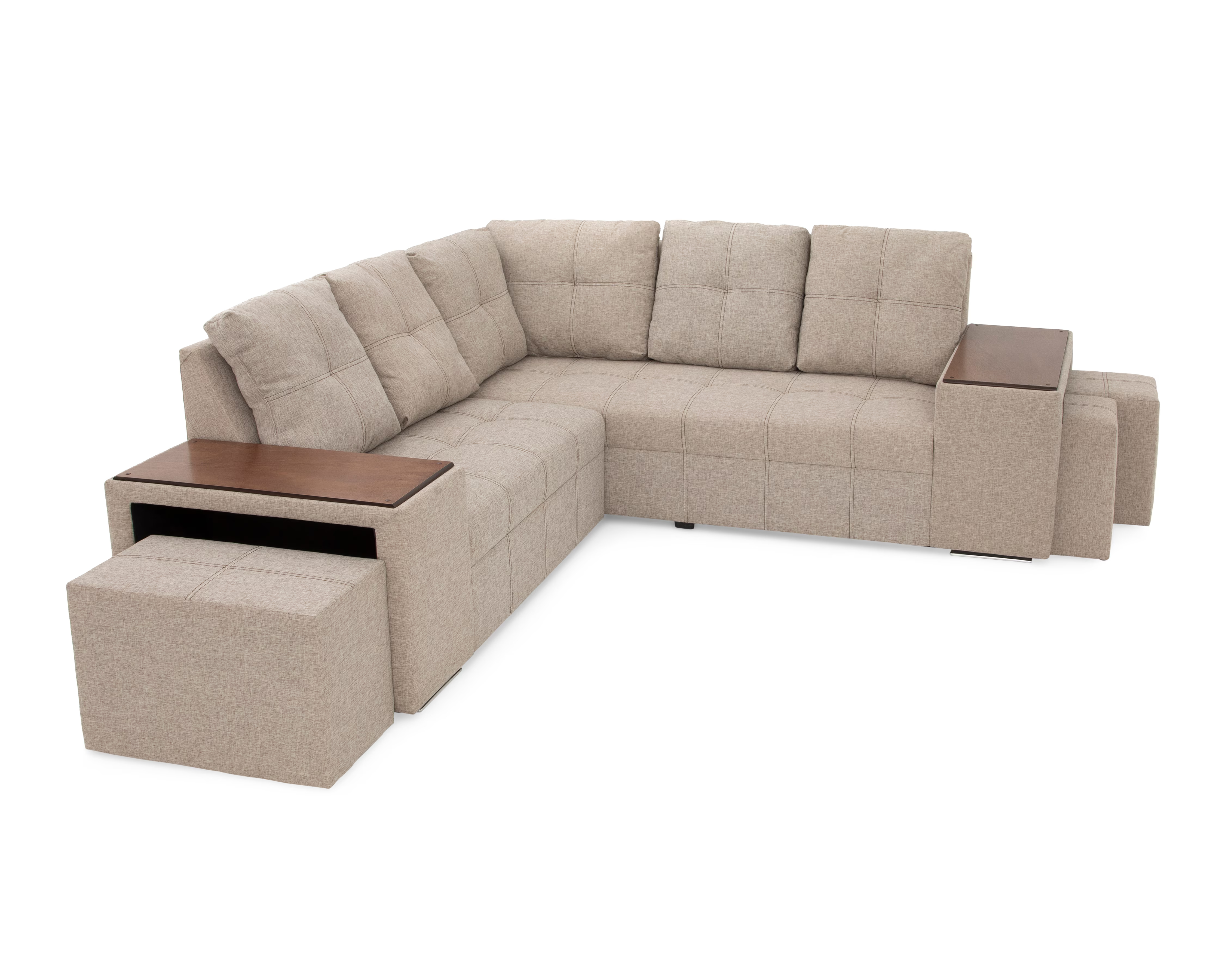 Sala Esquinera Michelle Contemporánea 5 Piezas