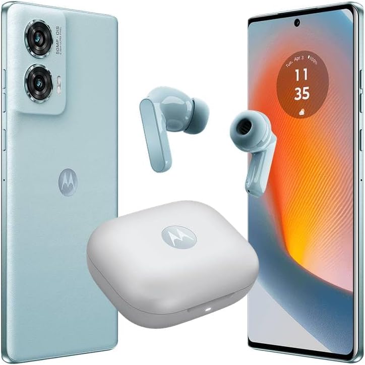 Motorola Edge 50 Fusion Azul (8GB RAM/256GB), 50MP, Celular Desbloqueado + audífonos