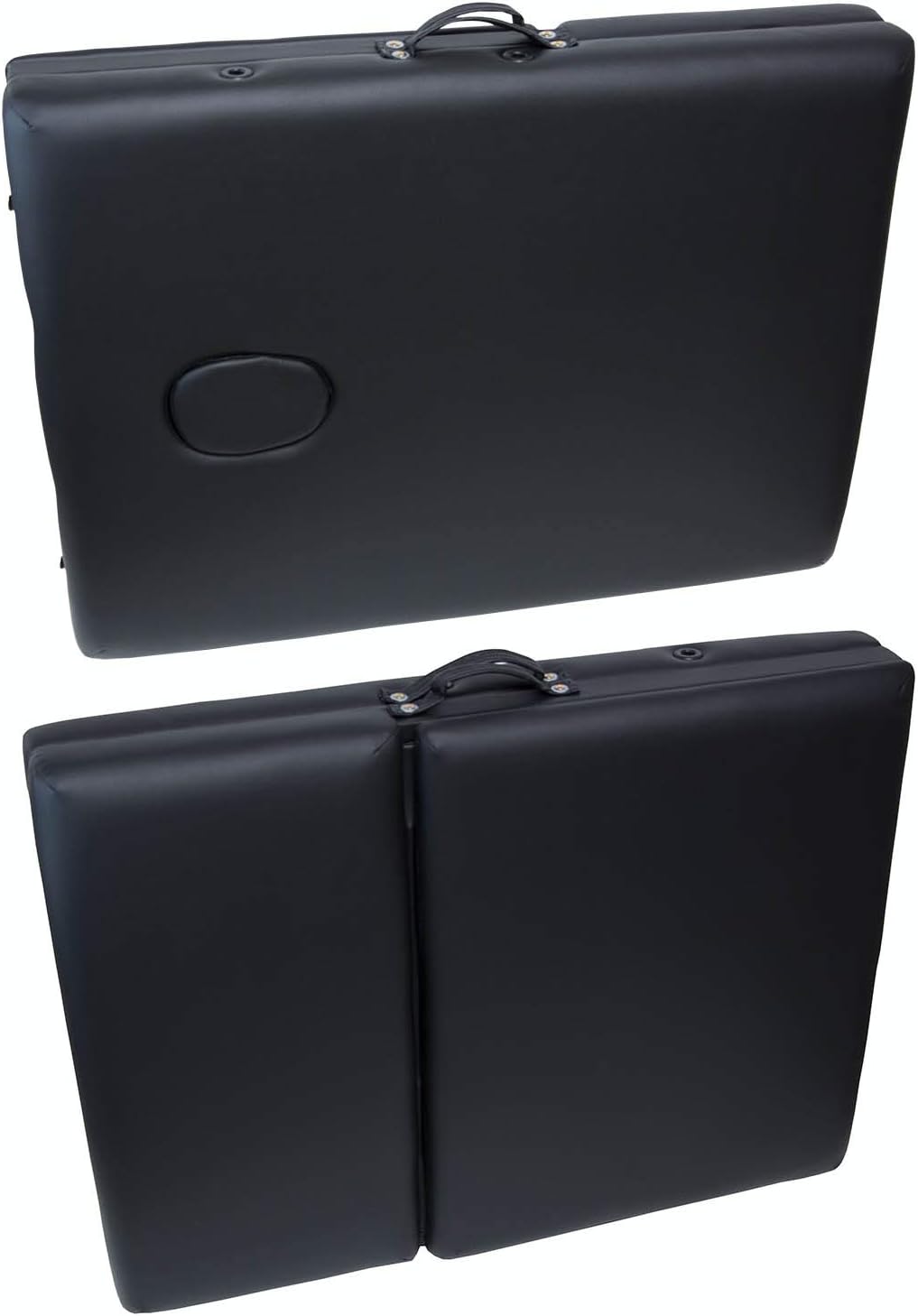 Nanofort Cama Masaje Camilla Aditamento Cojines Bolsa Porta Terapia Fisica Tatto Clinica Spa Premium (Negro)