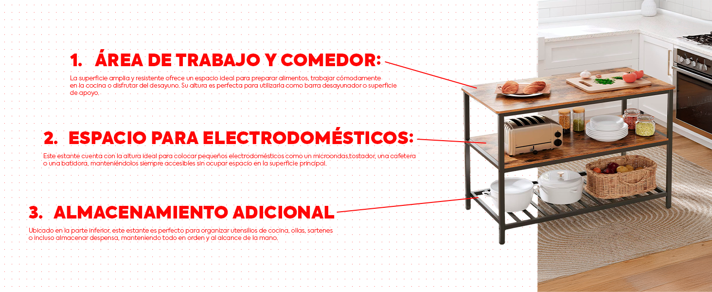 ISLA DE COCINA, MUEBLES