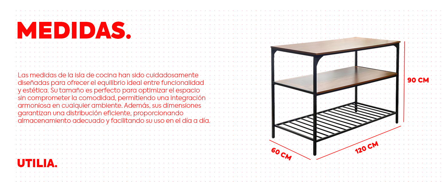 MUEBLES, ISLA DE COCINA